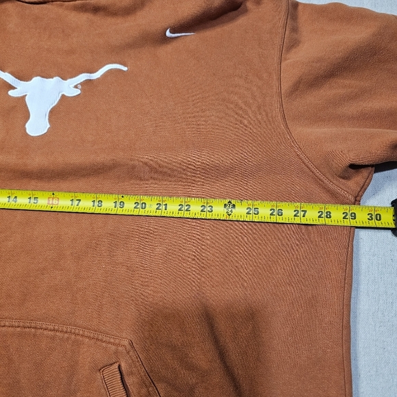 Nike Team Texas Longhorns Burnt Orange Hoodie Embroidered Mens Size XXL - Picture 9 of 10